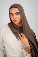 Maya Modal Hijab - Cookie