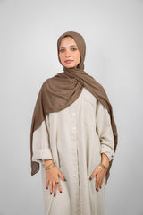 Maya Modal Hijab - Dark Brown