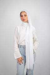 Mima Modal Hijab - Off White