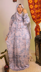 Floral Satin Isdal