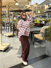 Brown Stripped T-Shirt