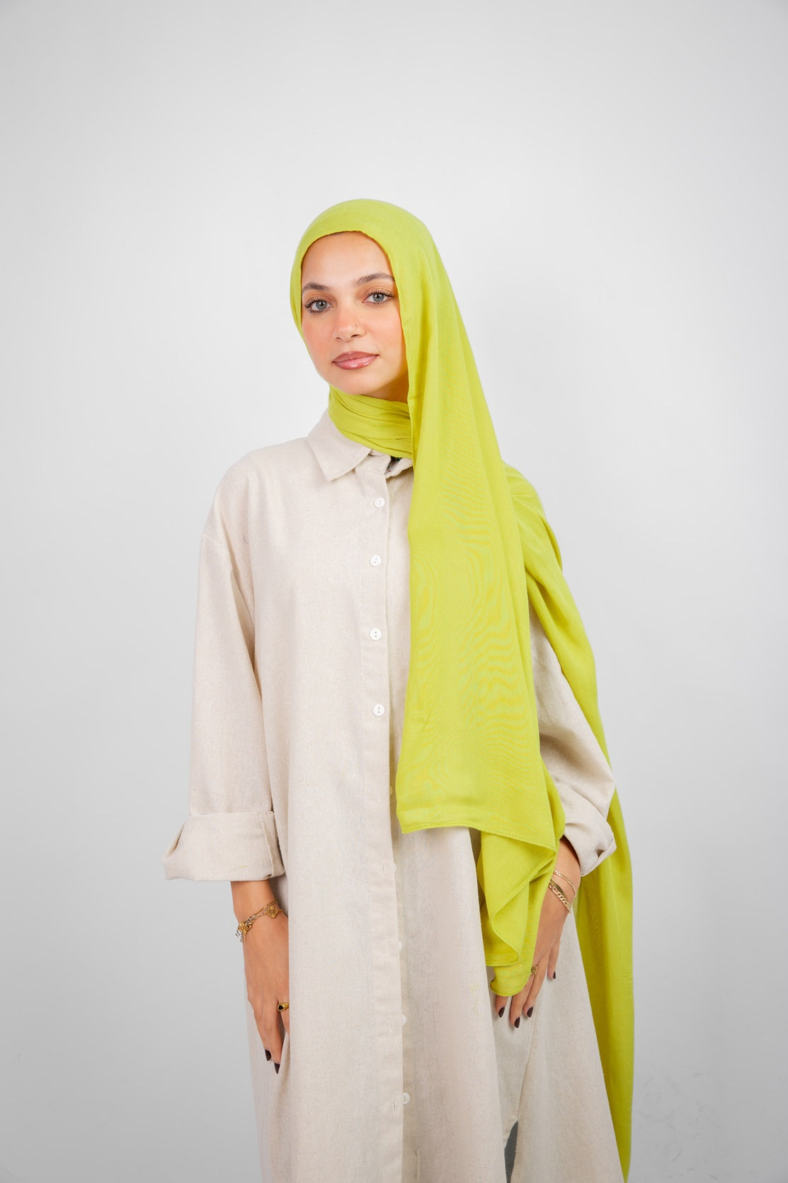 Maya Modal Hijab - Yellow