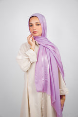 Didi Satin Line Hijab - Lilacs