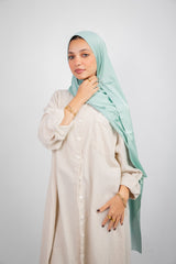 Lily Satin Hijab - Sea Foam