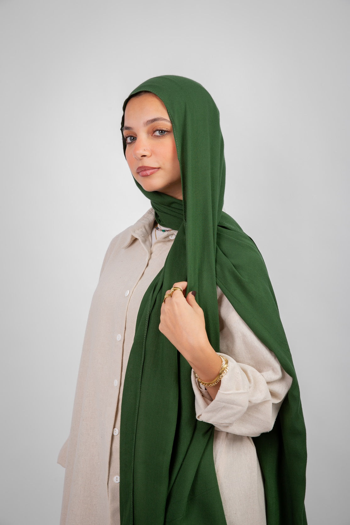 Maya Modal Hijab - Green