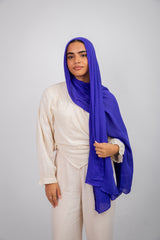 Maya Modal Hijab - Royal Blue