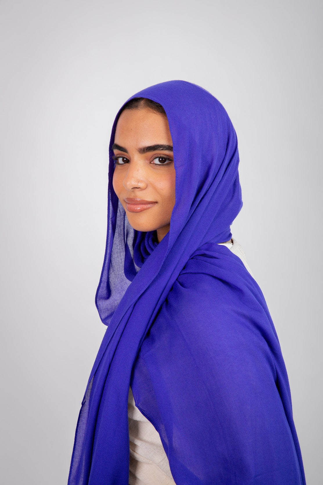 Maya Modal Hijab - Royal Blue