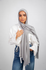 Mima Modal Hijab - Grey