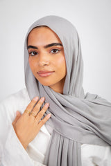 Mima Modal Hijab - Grey