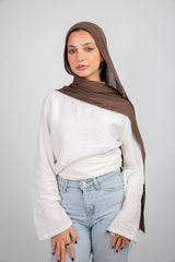 Mima Modal Hijab -  Brown