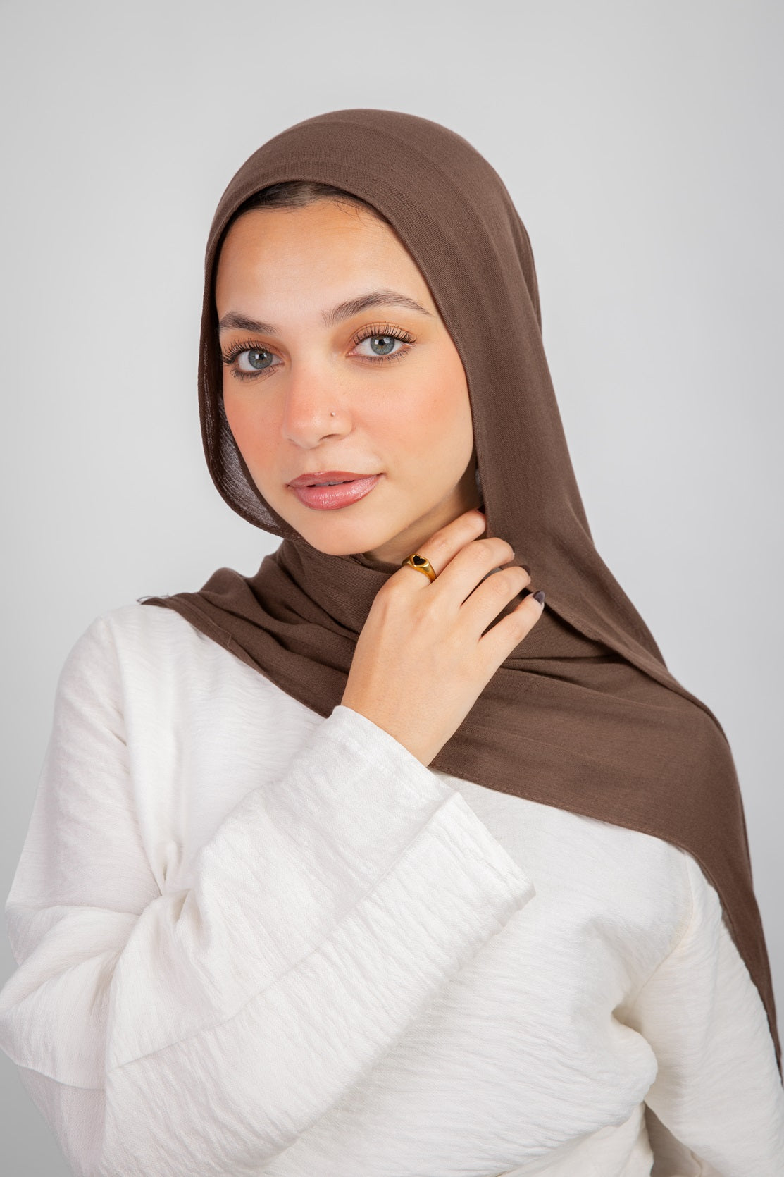 Mima Modal Hijab -  Brown