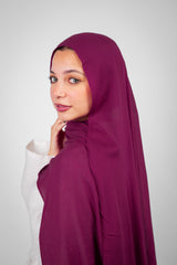 Mima Modal Hijab - Jam Purple
