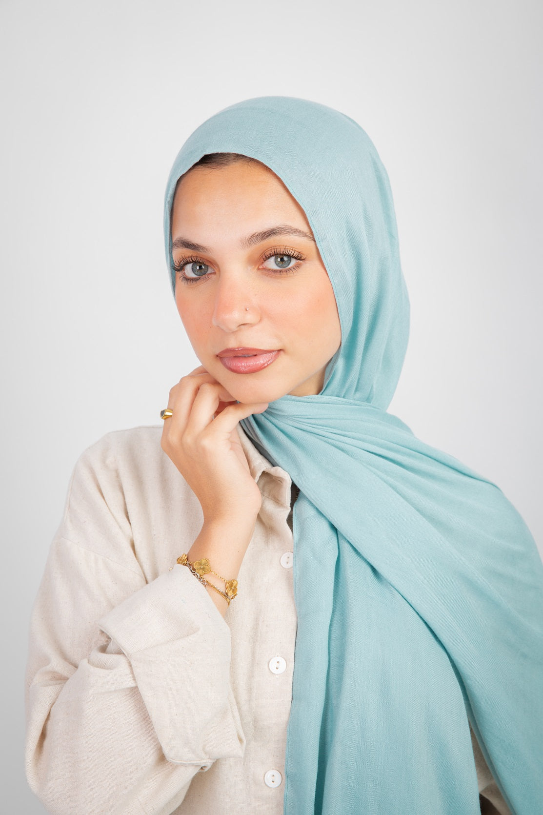 Maya Modal Hijab - Aqua