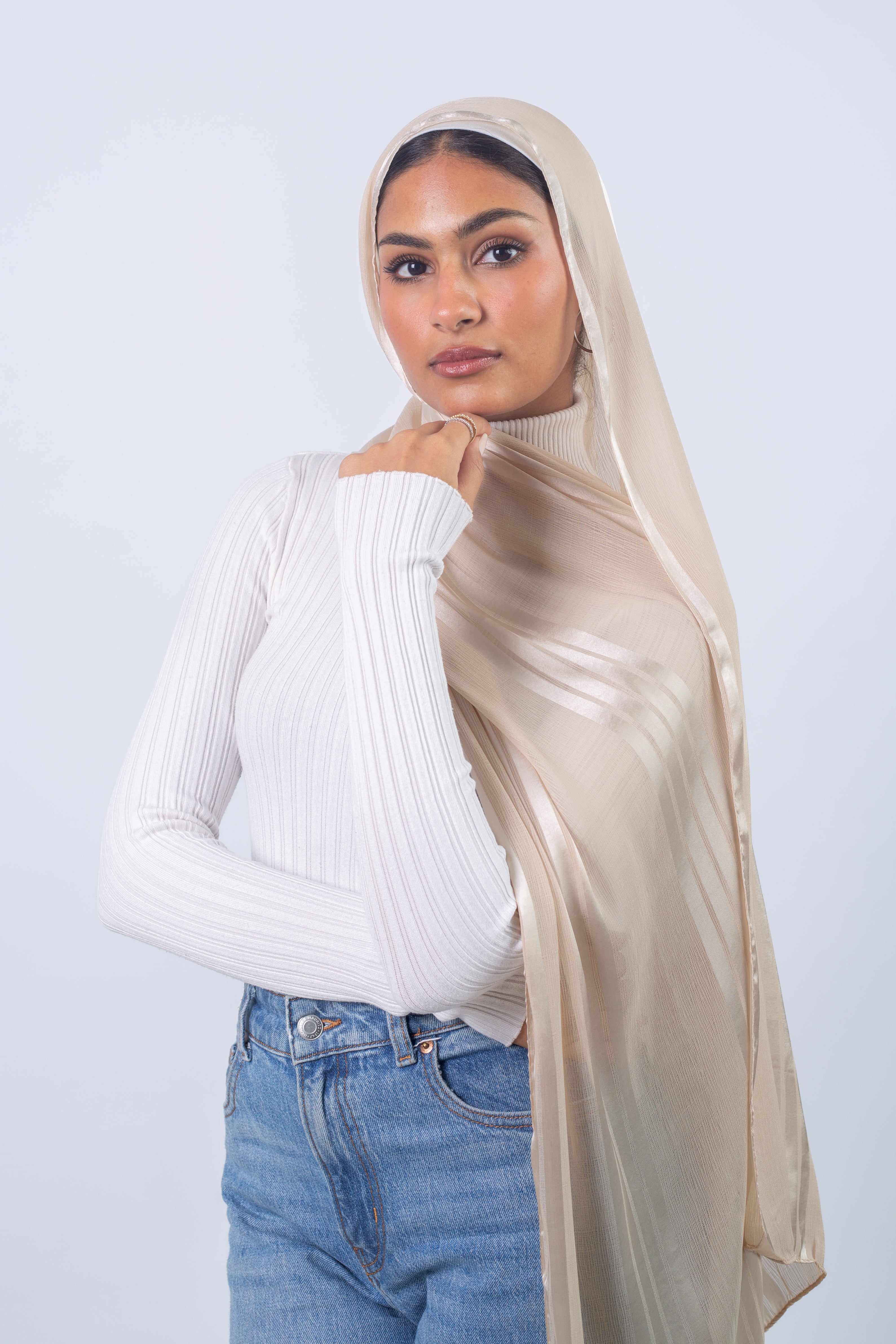 Zaina Satin Chiffon