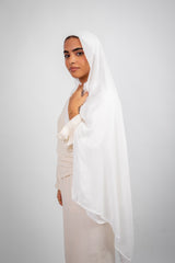 Maya Modal Hijab - White