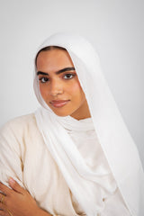 Maya Modal Hijab - White