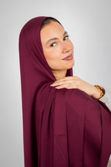 Lily Satin Hijab - Jab Purple