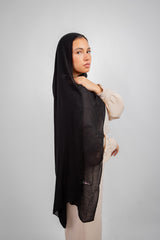 Maya Modal Hijab - Black