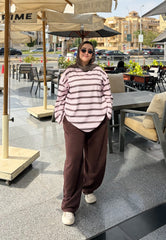 Brown Stripped T-Shirt
