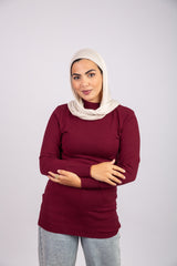 Elastic sleeve Pullover