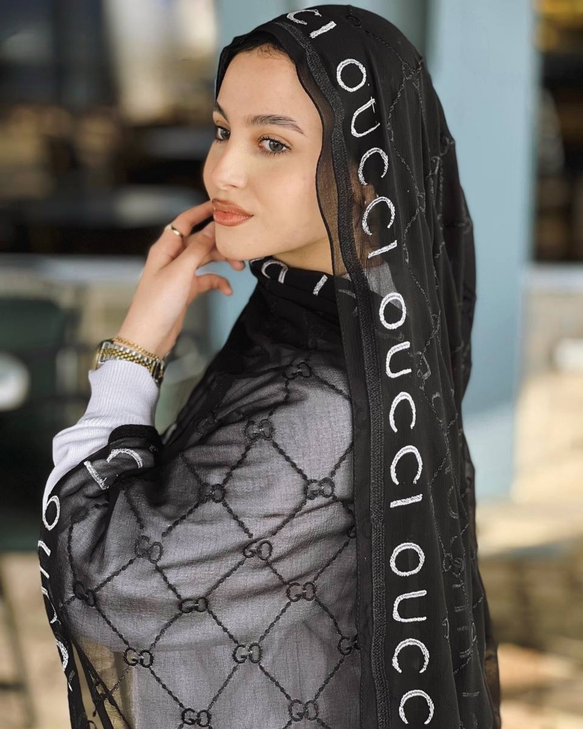 Shapey Chiffon Scarf